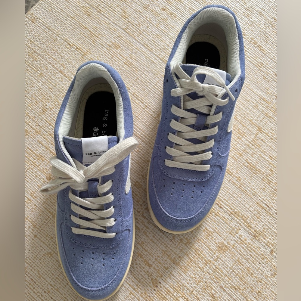 Rag & Bone Blue Suede Sneakers